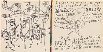 JEAN DUBUFFET La Métromanie ou Les Dessous de la Capitale by Jean Paulhan.